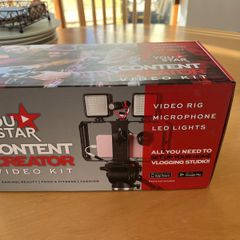 Content creator video kit to use with your own smartphone.
