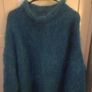 Mohair  Blue Sweater (Handmade Vintage) Oversized Image 3