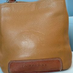 Vintage Burberry shoulder bag, tan leather