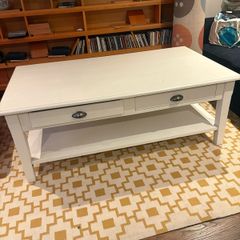 SOUL solid wood coffee table - white