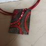 Costume  Necklace & Matching  Earrings.  Length  - 7".. Image 2