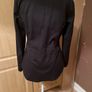 Military style black blazer Image 2