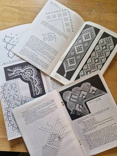Lace Making & Pillow lace books 1-4