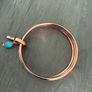 Newbridge Tia Amo Triple Bangle Birthstone December Image 3