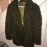 ICHI - Green Shaggy Coat Image 3