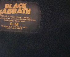 Black Sabbath dressing gown genuine merch