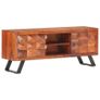 TV Cabinet 122x30x49 cm Solid Acacia Wood Image 5