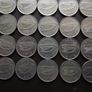 30 Irish 5 pence coins (1993-2000) Image 3