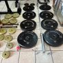 Heavy Gym Power Squat Rack Set, Bench, Bar / Weight Holders, Bars, Weights + More!!! Image 2