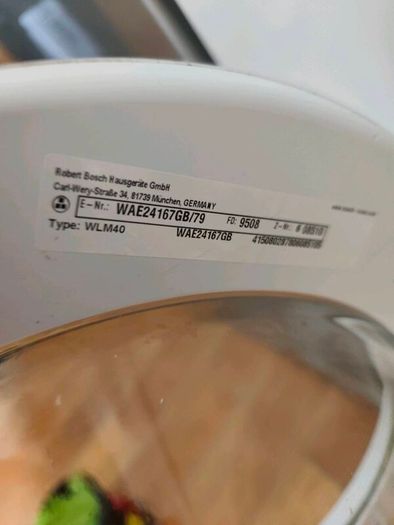 Bosch washing machine