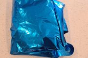 "4" blue Foil balloon