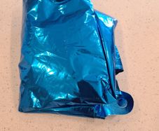 "4" blue Foil balloon