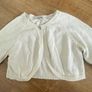 John Rocha Ivory Cropped Cardigan Image 4