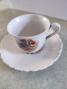 Johnson bros. bone china espresso cup and saucer.
