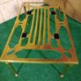 Vintage Brass Kettle & Stand Image 5