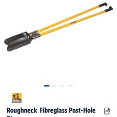 Roughneck Fibreglass Post-Hole Digger