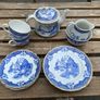 Antique child's Shellware tea set Image 2