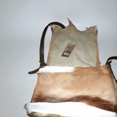 Real Springbok antelope ladies handbag