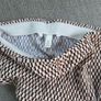 Ladies geometric plisse pants uk10 Image 3