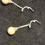 very nice old clips made of 935 silver Image 9