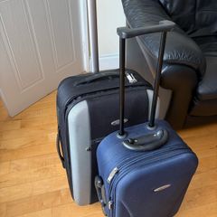 x2 Medium and Small Size suitcases