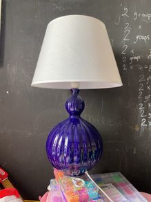 blue lamp