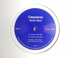 Cequenza - Sonic Blue - Spot On Records - DOUBLE (2 x 12") Dj PROMO! - Incl. ORIGINAL Mix! Early 00s TRANCE!