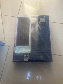 Blackout curtains never taken out of pack