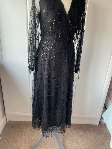 dress Bnwt black occasion dress size s/m Lilie rose brand