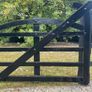 Pair of wooden gates Image 2