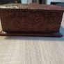 Vintage leather trinket box Image 5