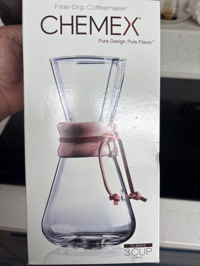 Chemex 3 cup coffee brewer