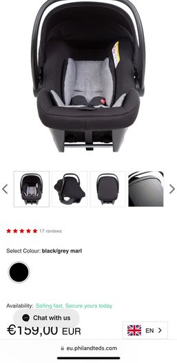 Phil&Teds Car seat - like New condition