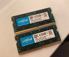 32GB Crucial (Micron) 2x16GB DDR4 Laptop RAM Sodimm 3200MHz CL22