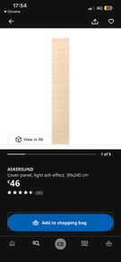 Ikea Metis kitchen askersund cover panel 39 x 240