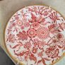 Lovely Very Old Bone China Hanging Plate Have Been Stapled.. Image 6