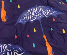 Mary poppins reversible single duvet cover