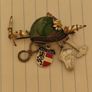 Antique Brooch Austrian Pin Souvenir Image 6