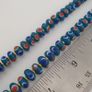 Vintage Tiny Blue Eyes Glass Beads Necklace Image 2