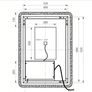 Led mirror with Demister 700 x 500 Image 2