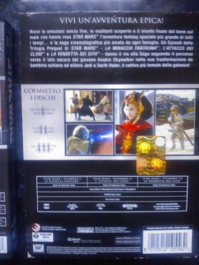 Star Wars Dvd Collection Episode 1 2 3 4 5 6 Original Trilogy + Prequel Trilogy