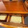 Large Hardwood Dining Table & 8 Chairs Image 6