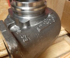 Precision turbo v-band flange