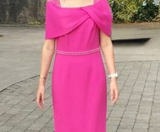 Couture Club Fuchsia Mother of the Bride Dress