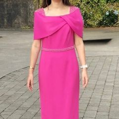 Couture Club Fuchsia Mother of the Bride Dress