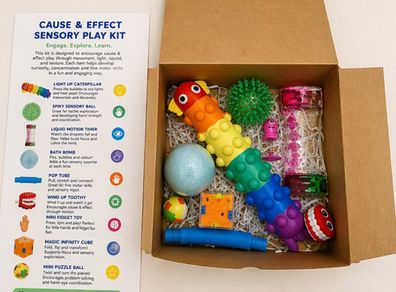Sensory Play Kit for Kids (Cause & Effect Toys, Ages 4 to7)