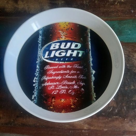 Vintage bud light serving tray