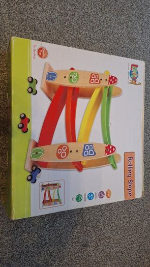 rolling slope and cars