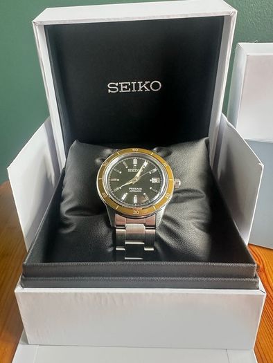 Seiko Presage Style60'S - Green dial & bezel
