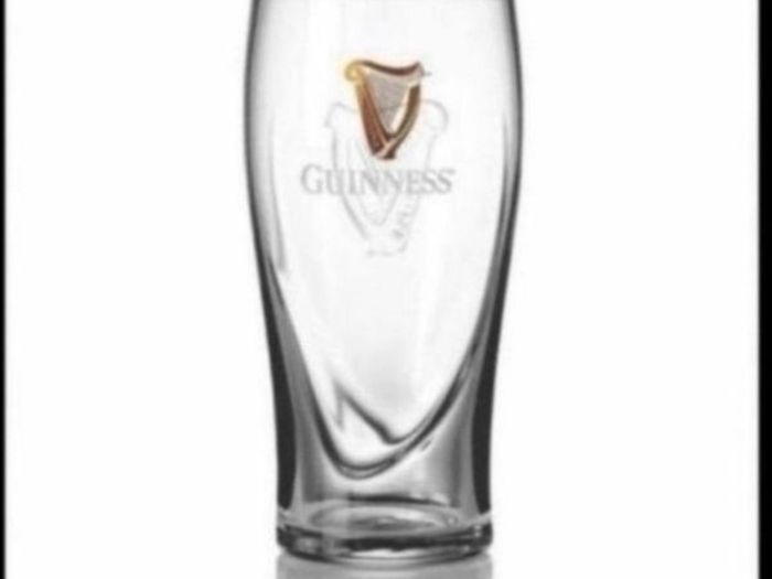 Guinness pint glasses - modern 6 no.